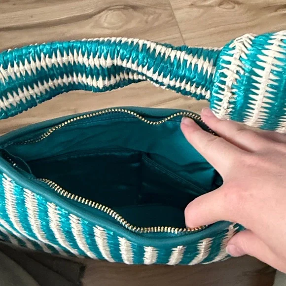 Anthropologie Brigitte Satchel Melie Bianco Raffia Edition - Picture 7 of 8